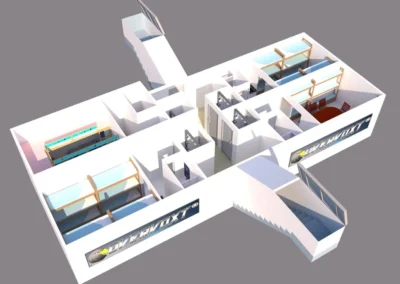 render 3D un bunker
